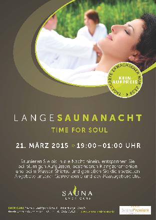 Lange Saunanacht: Time for Soul