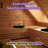 Individuelle Sauna Grundrisse von Sauna-Pool.de